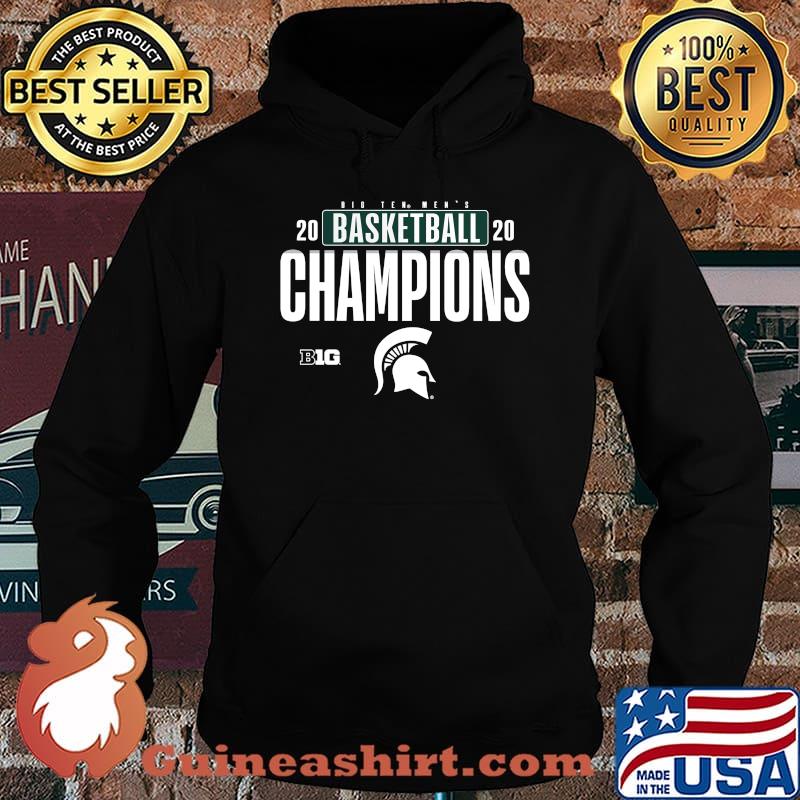 Big ten men's 2020 basketball champions michigan state spartans s Hoodie