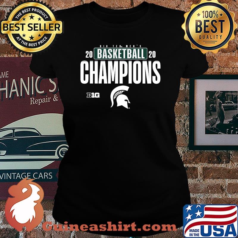 Big ten men's 2020 basketball champions michigan state spartans s Laides tee