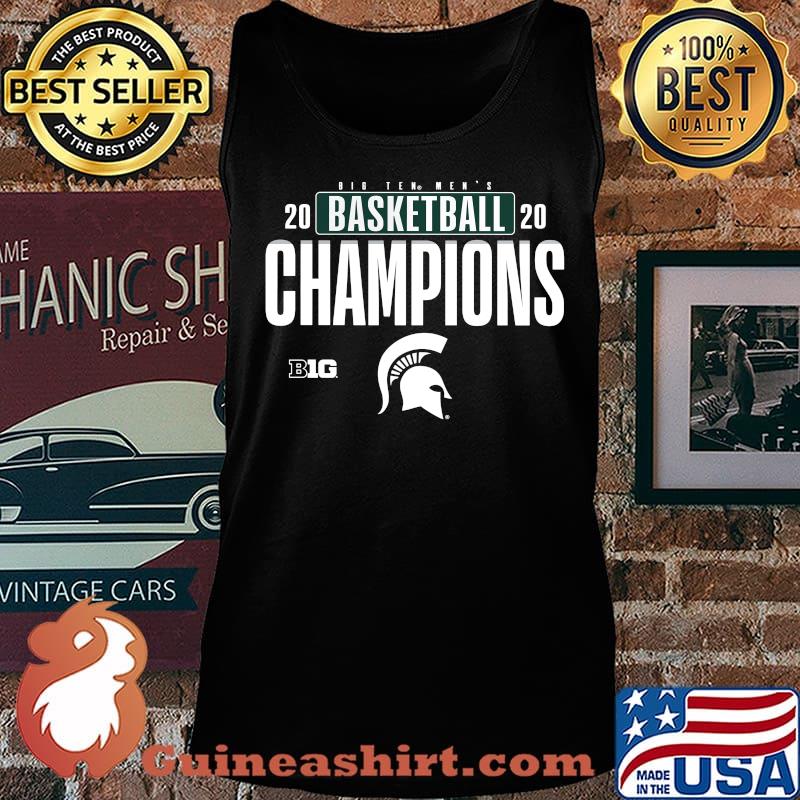 Big ten men's 2020 basketball champions michigan state spartans s Tank top