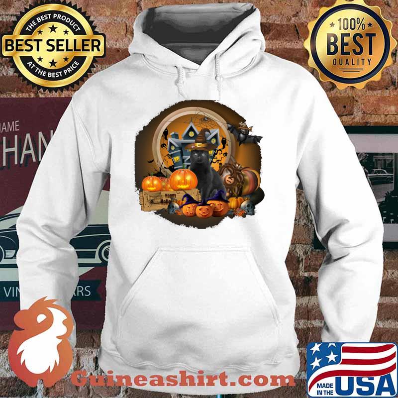 Black Cat Witch Pumpkin Witch Halloween s Hoodie