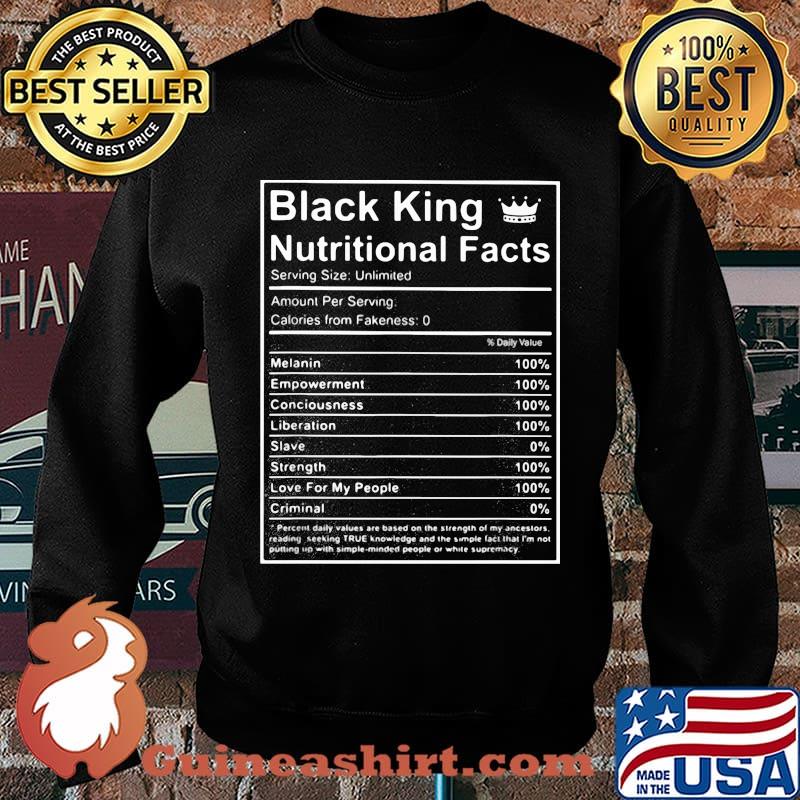 Black king nutritional facts s Sweater