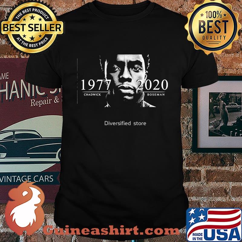 Black panther chadwick 1977 2020 diversified shirt