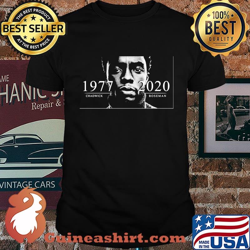 Black panther chadwick 1977 2020 shirt