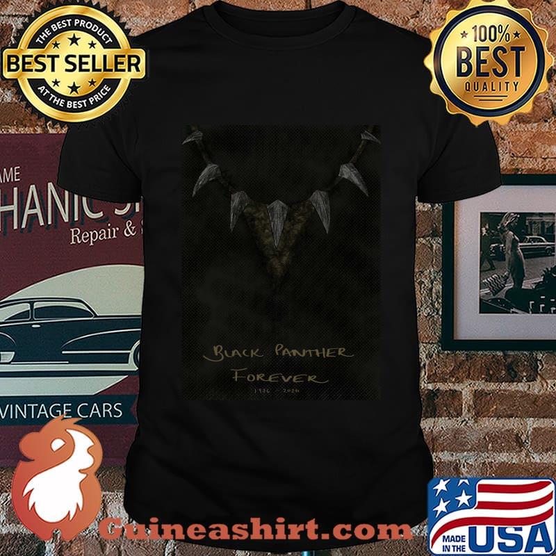 Black panther chadwick Boseman black panther forever 1977 2020 shirt