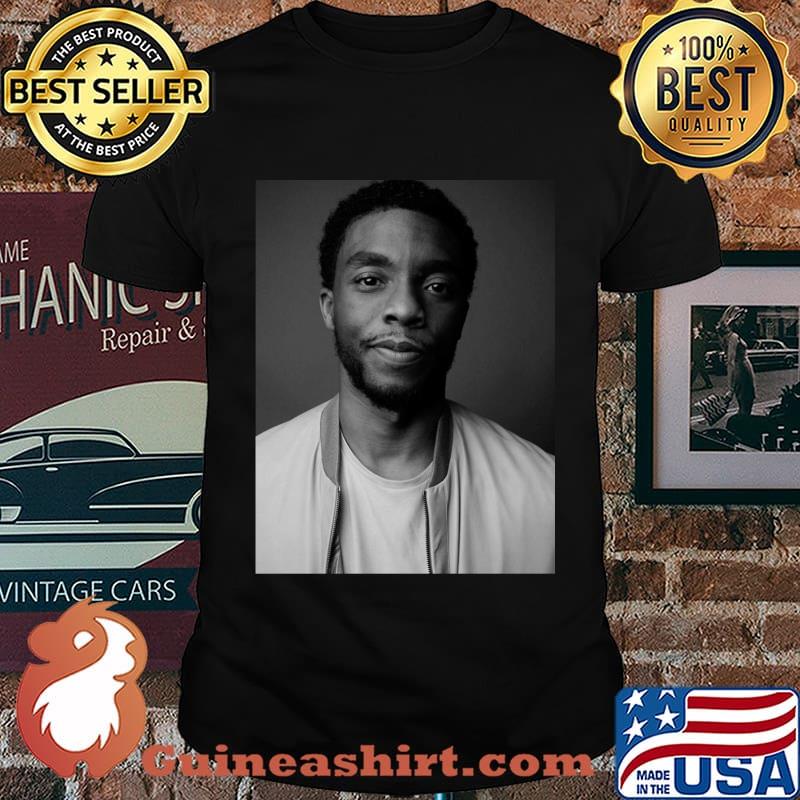 Black panther chadwick Boseman cast picture shirt