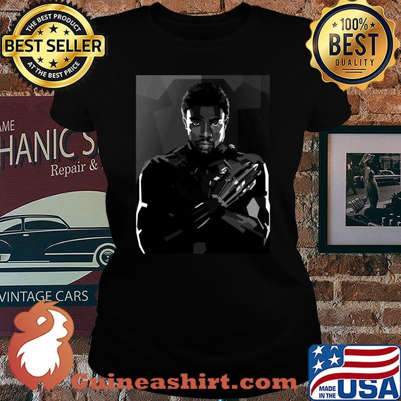 Black panther chadwick Boseman king night s Laides tee
