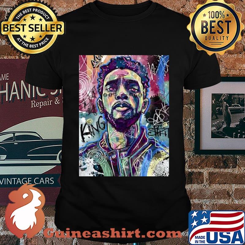 Black panther chadwick Boseman king shut art shirt