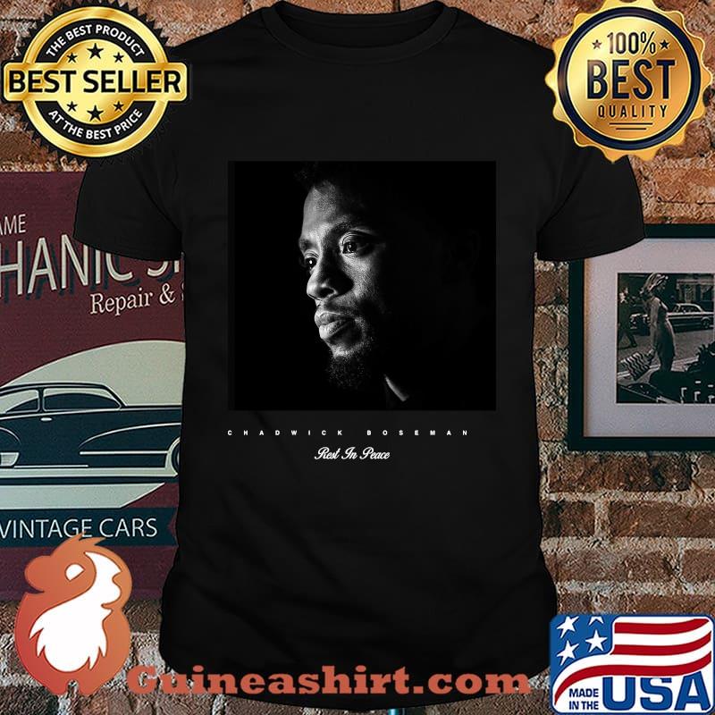 Black panther chadwick Boseman rest in peace 1977 2020 picture shirt