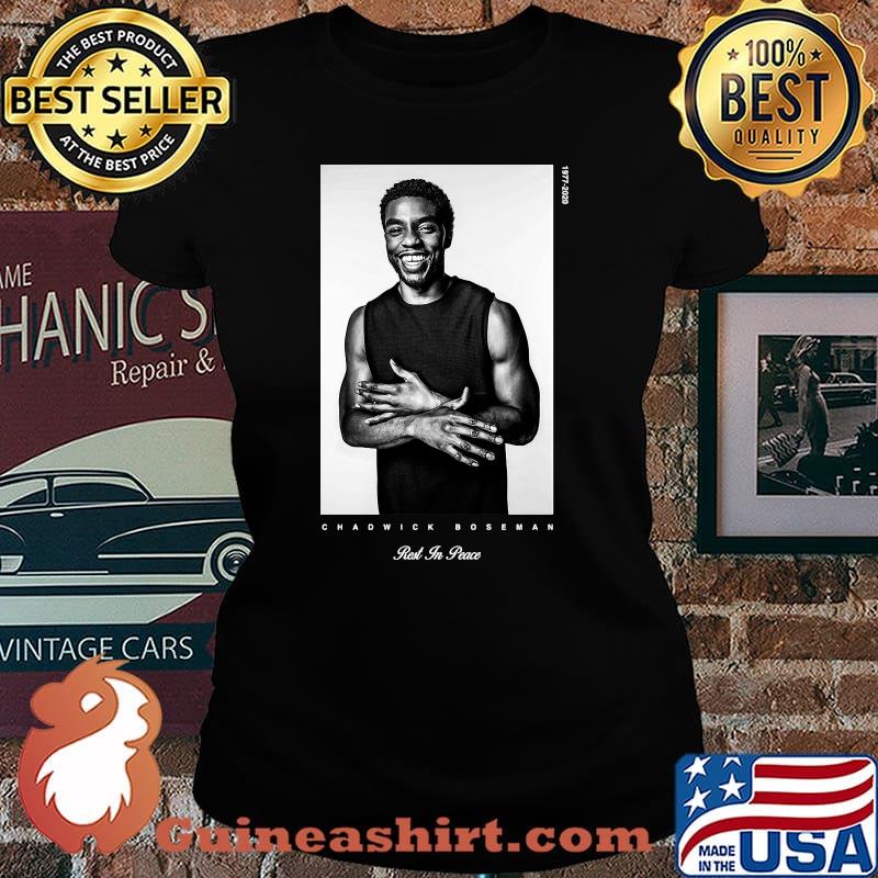 Black panther chadwick Boseman rest in peace 1977 2020 pictures s Laides tee