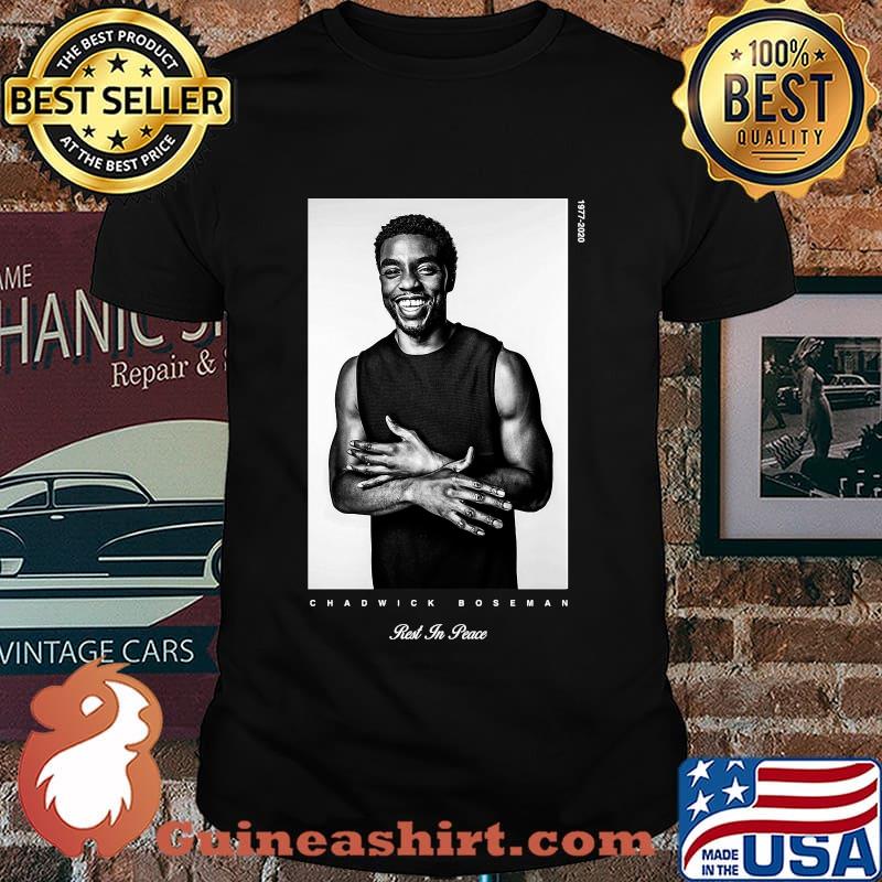 Black panther chadwick Boseman rest in peace 1977 2020 pictures shirt