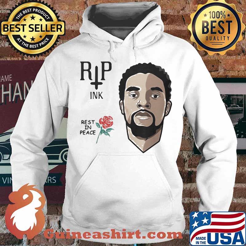 Black panther chadwick rip ink rest in peace rose s Hoodie