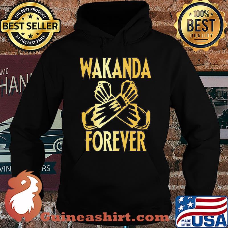 Black panther chadwick wakanda forever hand s Hoodie