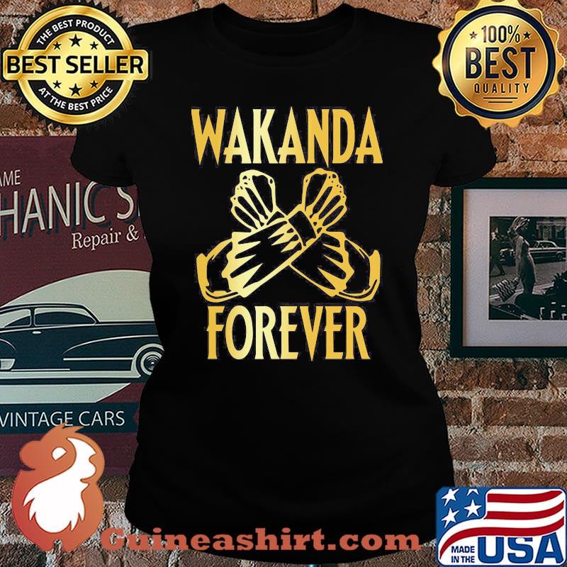 Black panther chadwick wakanda forever hand s Laides tee