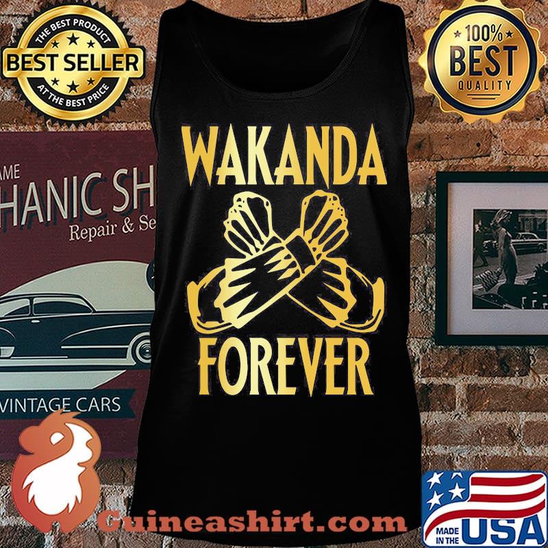 Black panther chadwick wakanda forever hand s Tank top