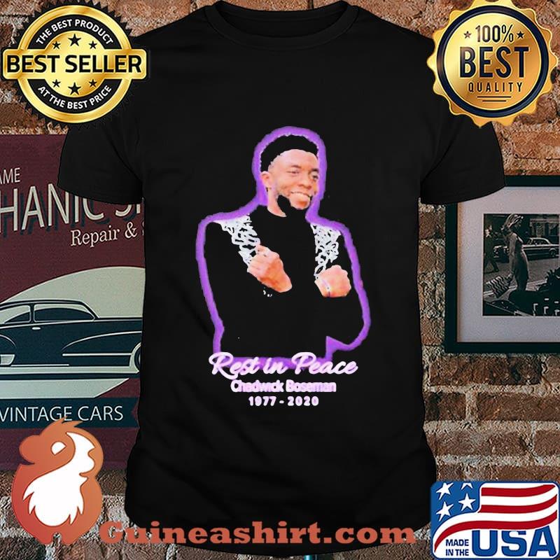Black panther rest in peace chadwick 1977 2020 shirt