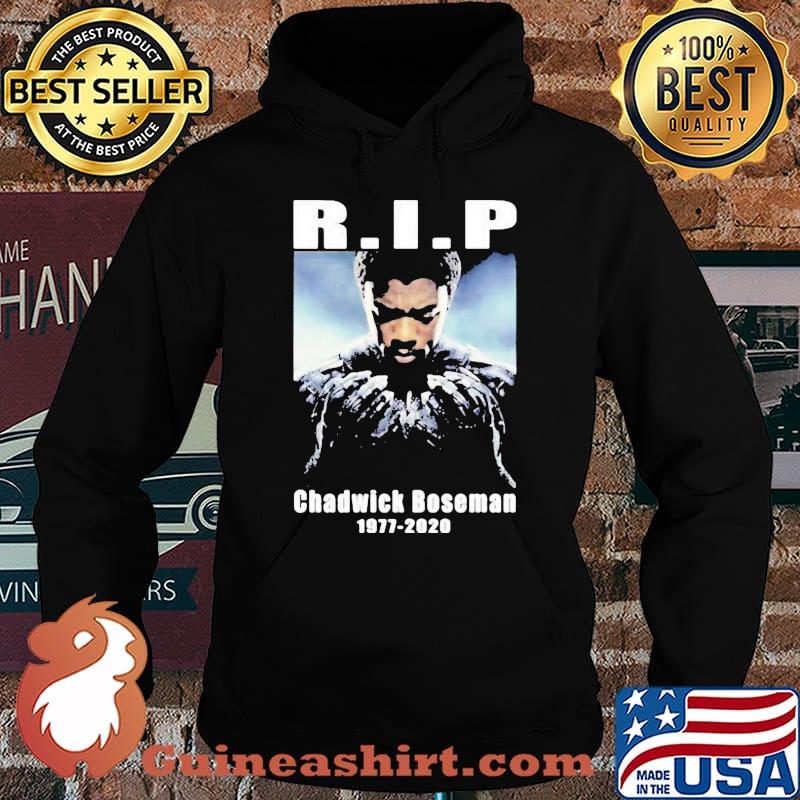 Black panther rip chadwick 1977 2020 s Hoodie