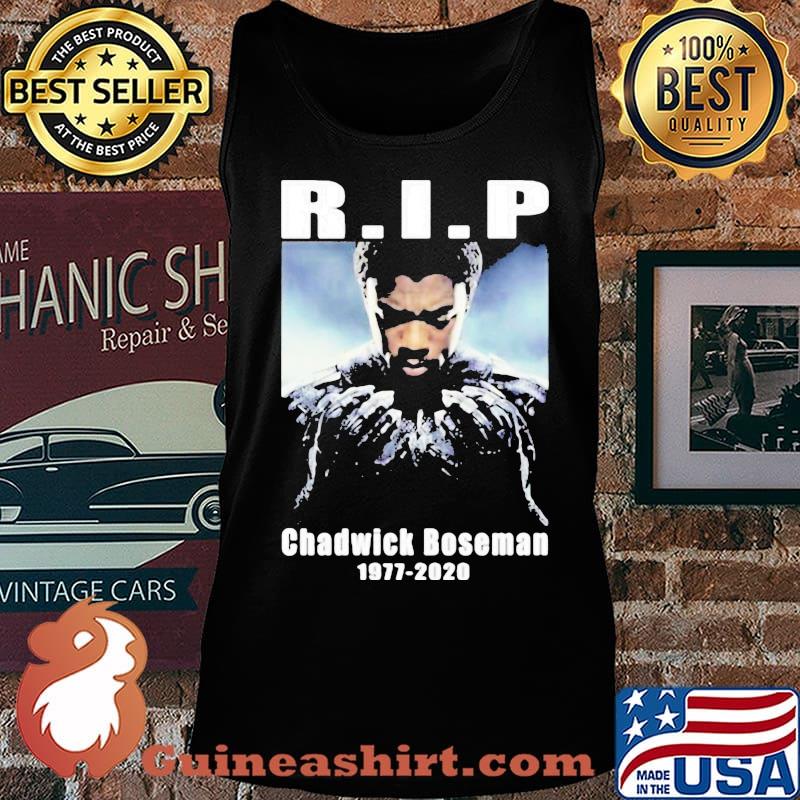 Black panther rip chadwick 1977 2020 s Tank top