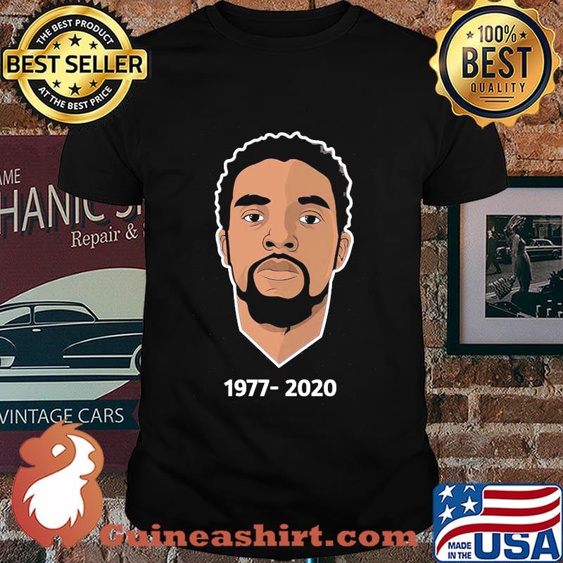 Black panther rip chadwick actor 1977 2020 art shirt