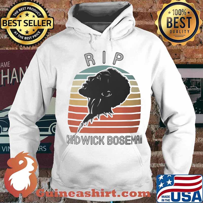 Black panther rip chadwick actor vintage retro s Hoodie