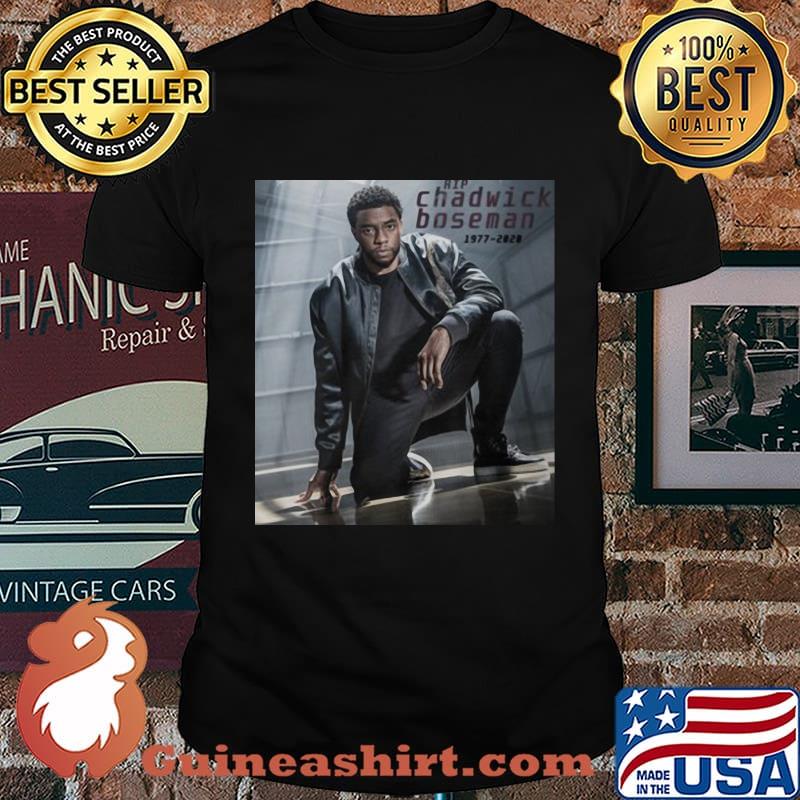 Black panther rip chadwick Boseman 1977 2020 pictures shirt