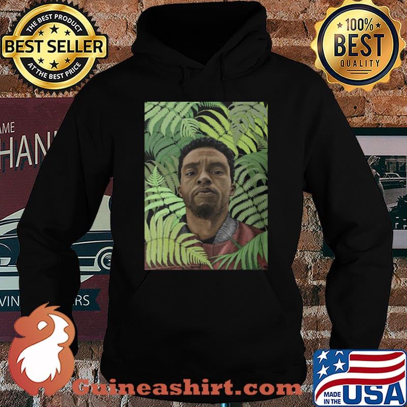 Black panther rip chadwick Boseman leafs s Hoodie