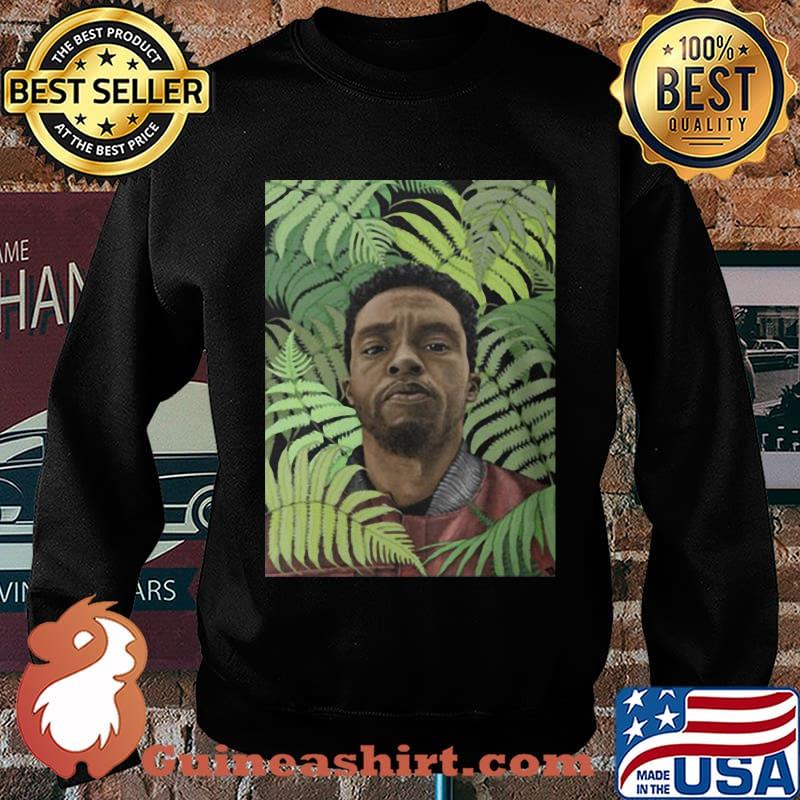 Black panther rip chadwick Boseman leafs s Sweater