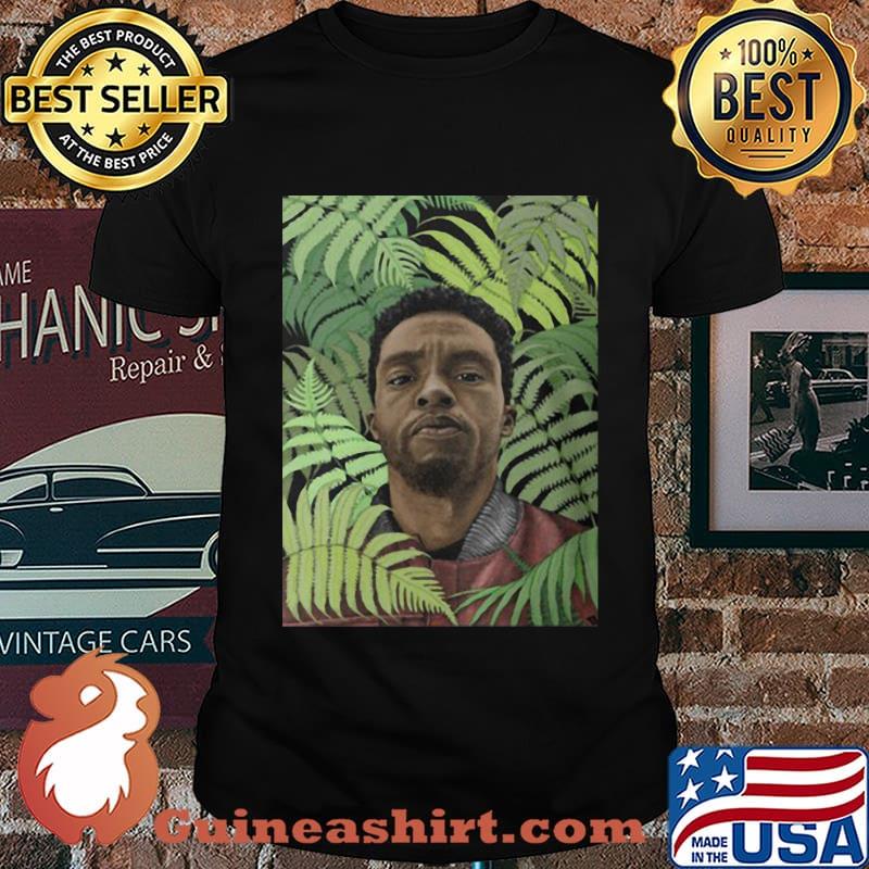 Black panther rip chadwick Boseman leafs shirt