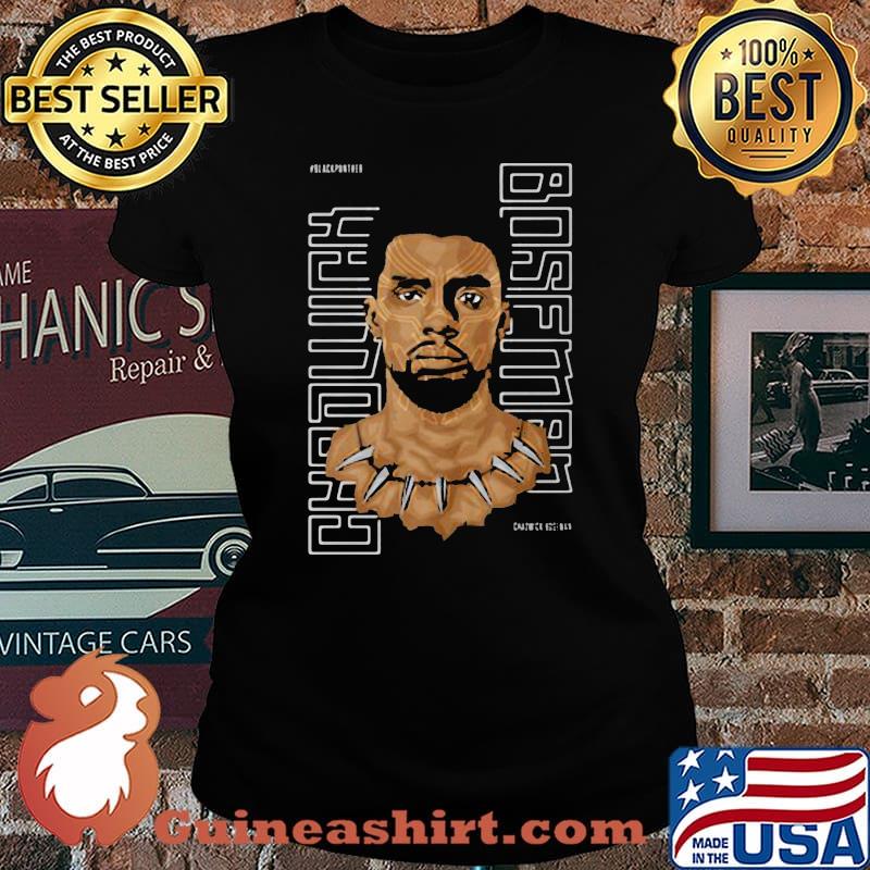 Black panther rip chadwick Boseman rest in power 2020 s Laides tee