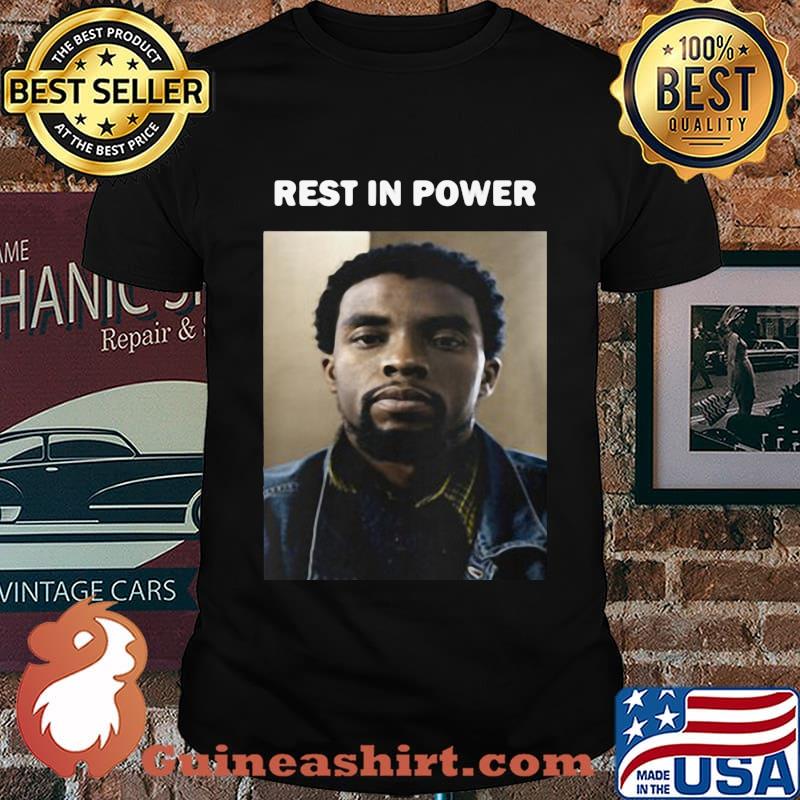 Black panther rip chadwick Boseman rest in power shirt