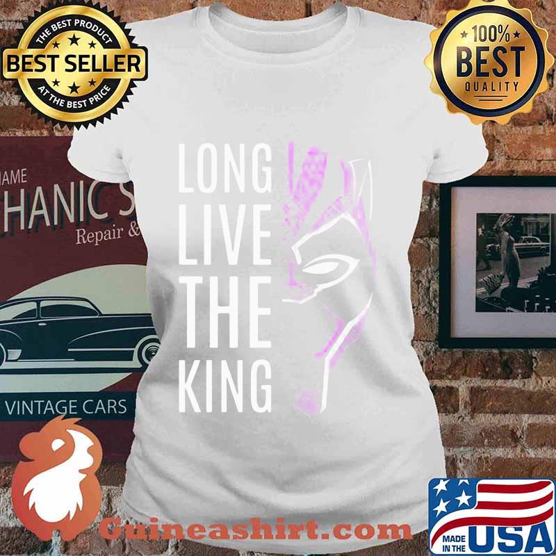 Black panther rip chadwick long live the king s Ladies tee