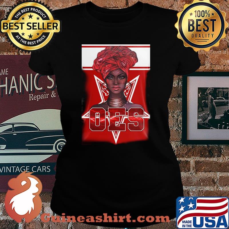 Black woman oes stars s Laides tee