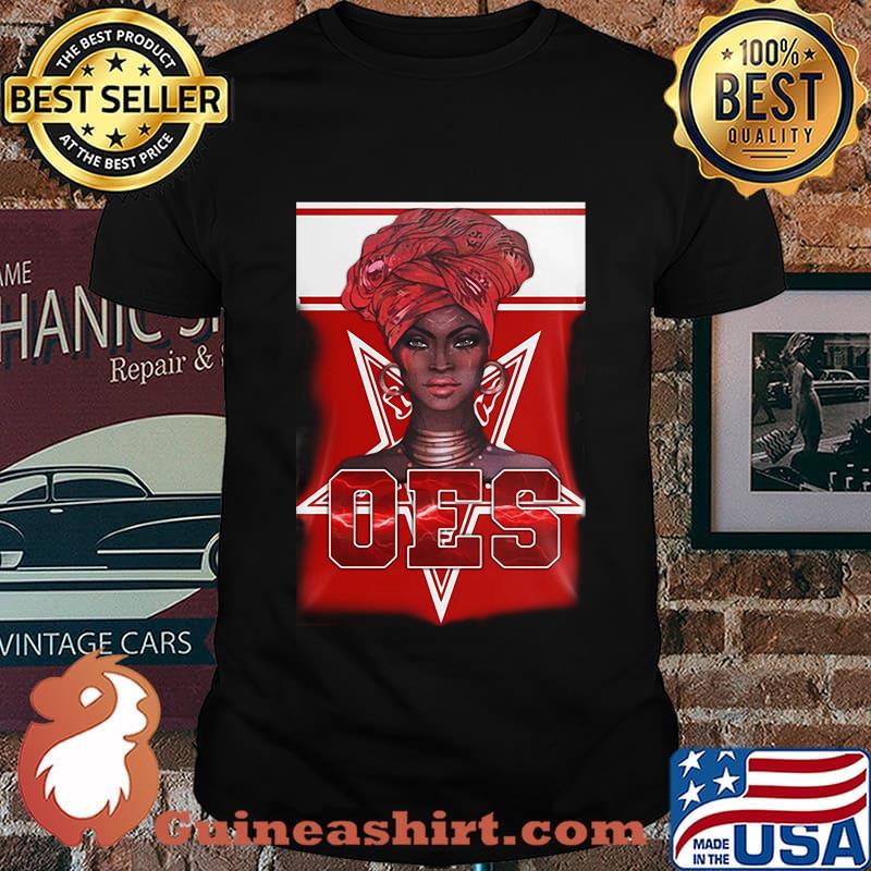 Black woman oes stars shirt