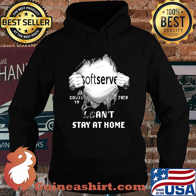 Blood insides softserve covid-19 2020 i can't stay at home s Hoodie