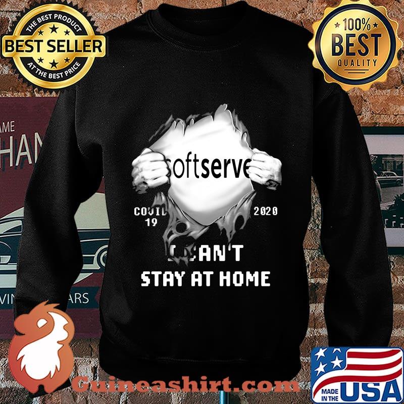 Blood insides softserve covid-19 2020 i can't stay at home s Sweater
