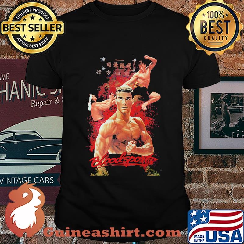 Bloodsport van damme retro fighting movie shirt