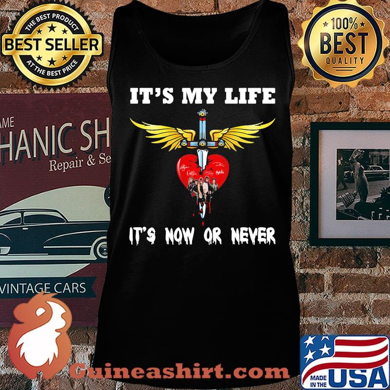 Bon jovi it's my life it's now or never s Tank top