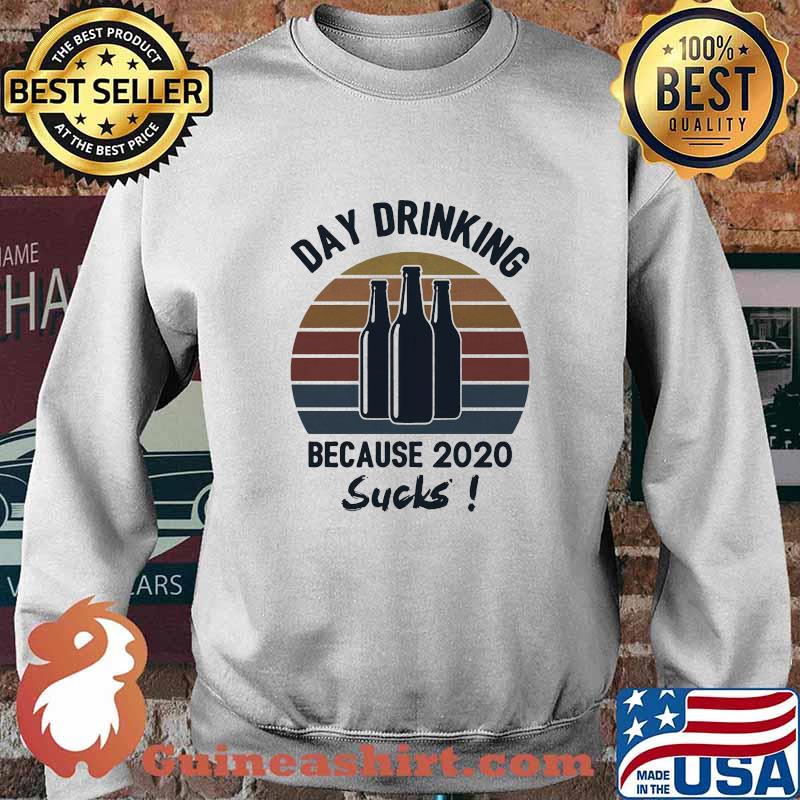 Bottle day drinking because 2020 sucks vintage retro s Sweater