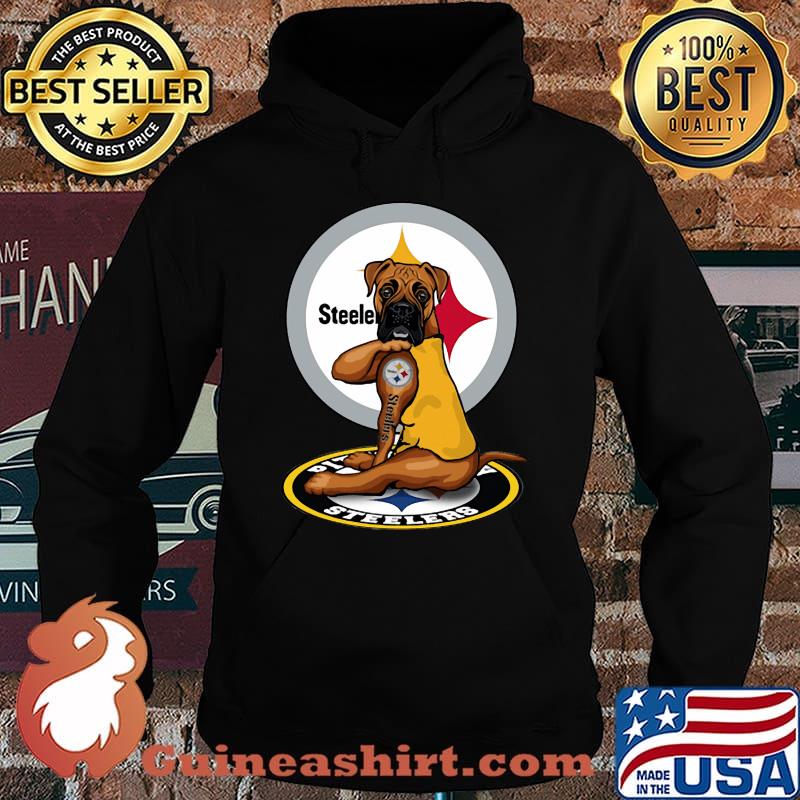 Boxer tattoos pittsburgh steelers football s Hoodie