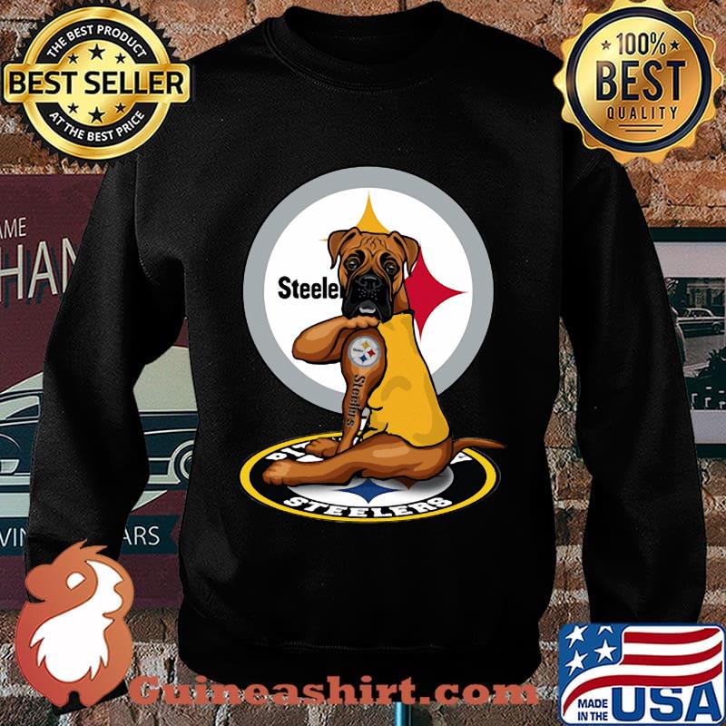 Boxer tattoos pittsburgh steelers football s Sweater