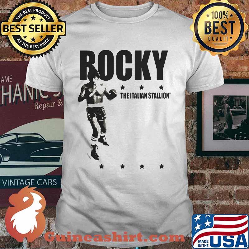 Boxing rocky the italian stallion stars shirt