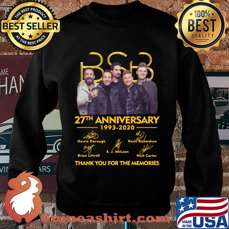 Bsb 27th anniversary 1993 2020 thank you for the memories signatures s Sweater