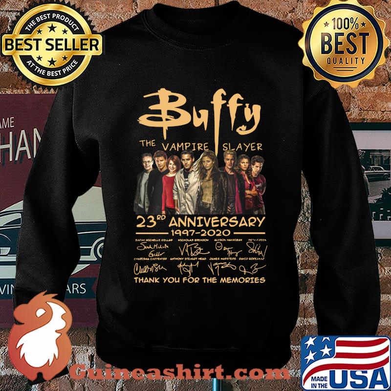 Buffy the vampire slayer 23rd anniversary 1997 2020 thank you for the memories signatures s Sweater