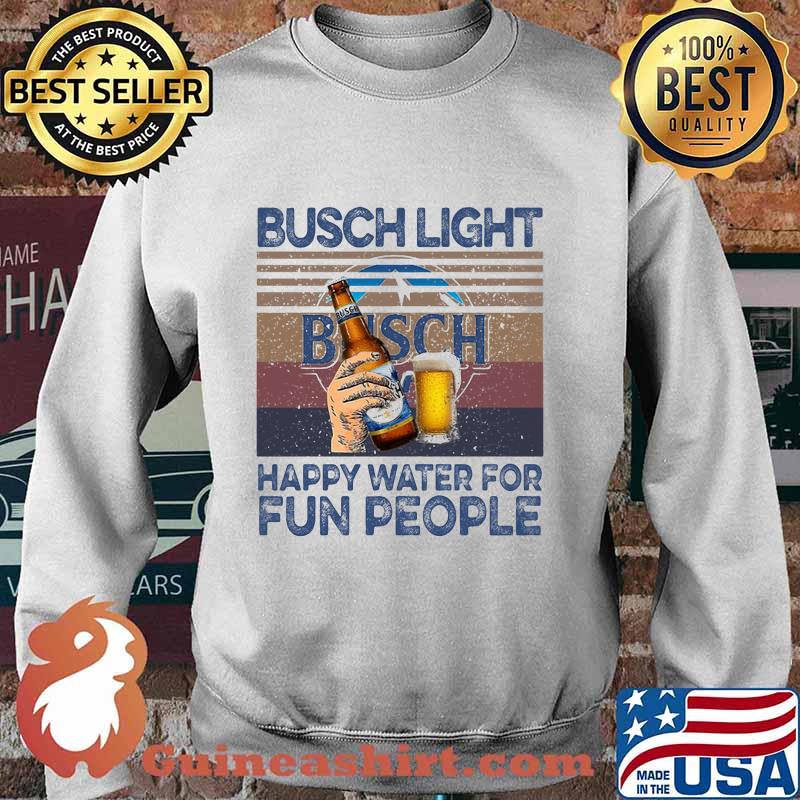 Busch light happy water for fun people vintage retro s Sweater