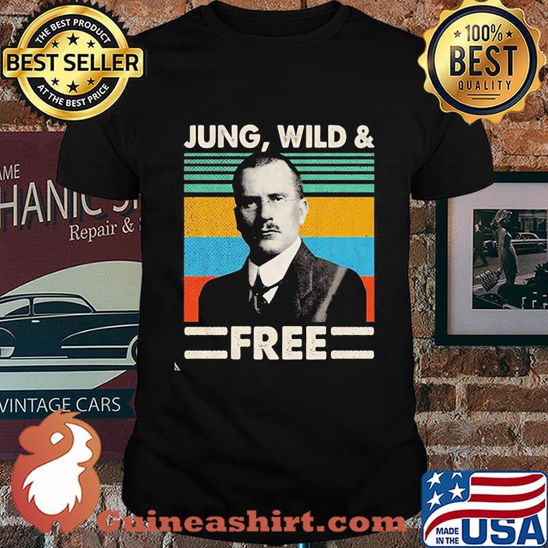 Carl-jung forever jung wild and free vintage retro shirt