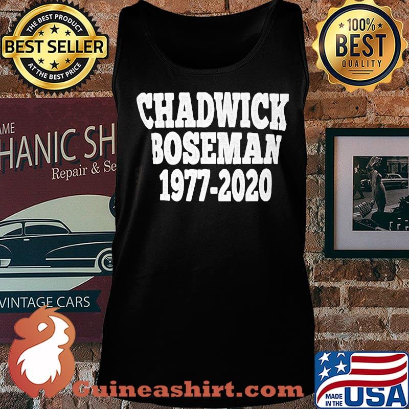 Chadwick boseman rip 1977 2020 vintage s Tank top
