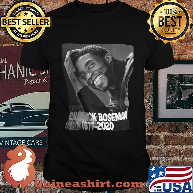 Chadwick boseman rip black panther actor 1976 2020 shirt