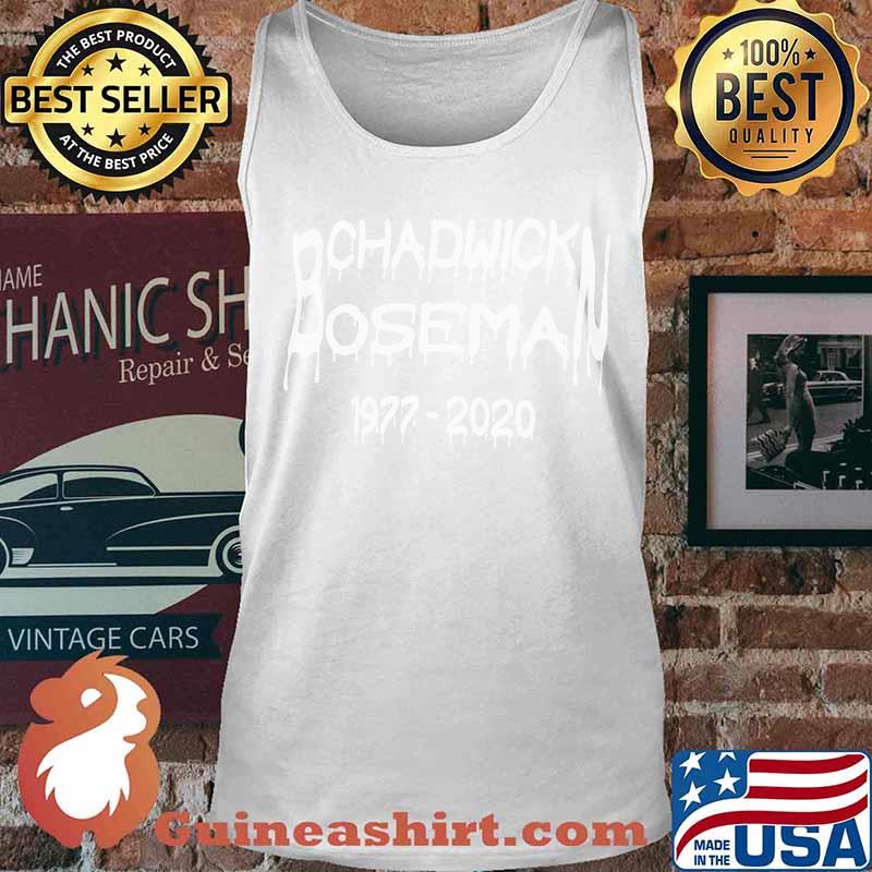Chadwick rip black panther 1976 2020 actor vintage s Tank top