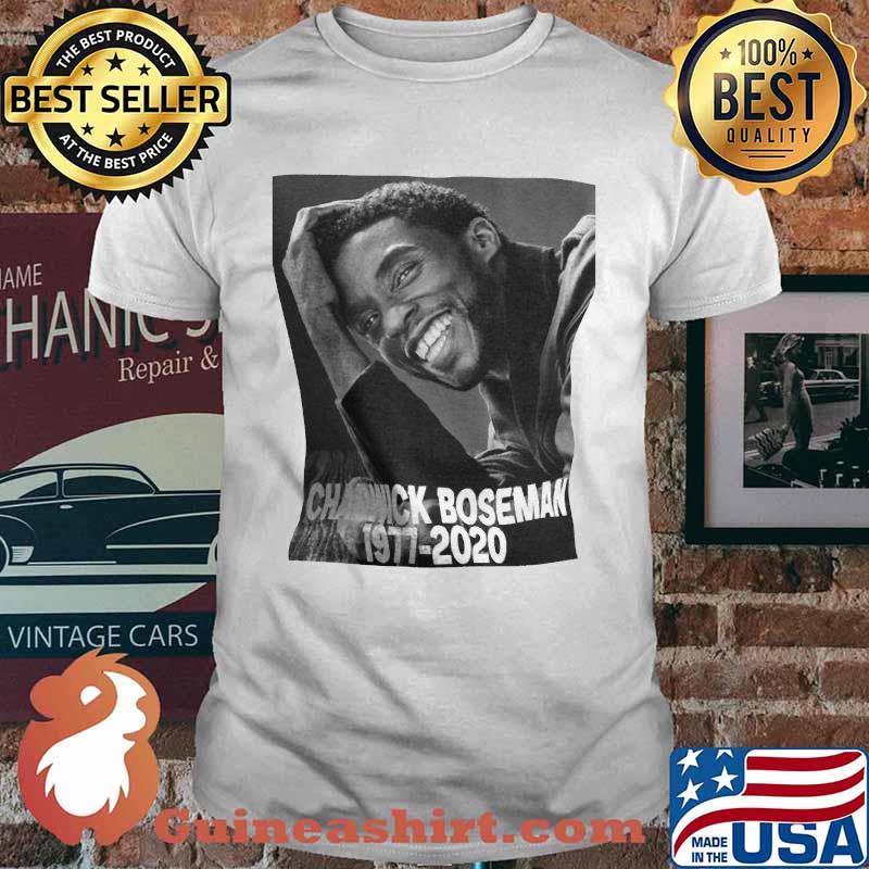 Chadwick rip black panther actor 1976 2020 shirt