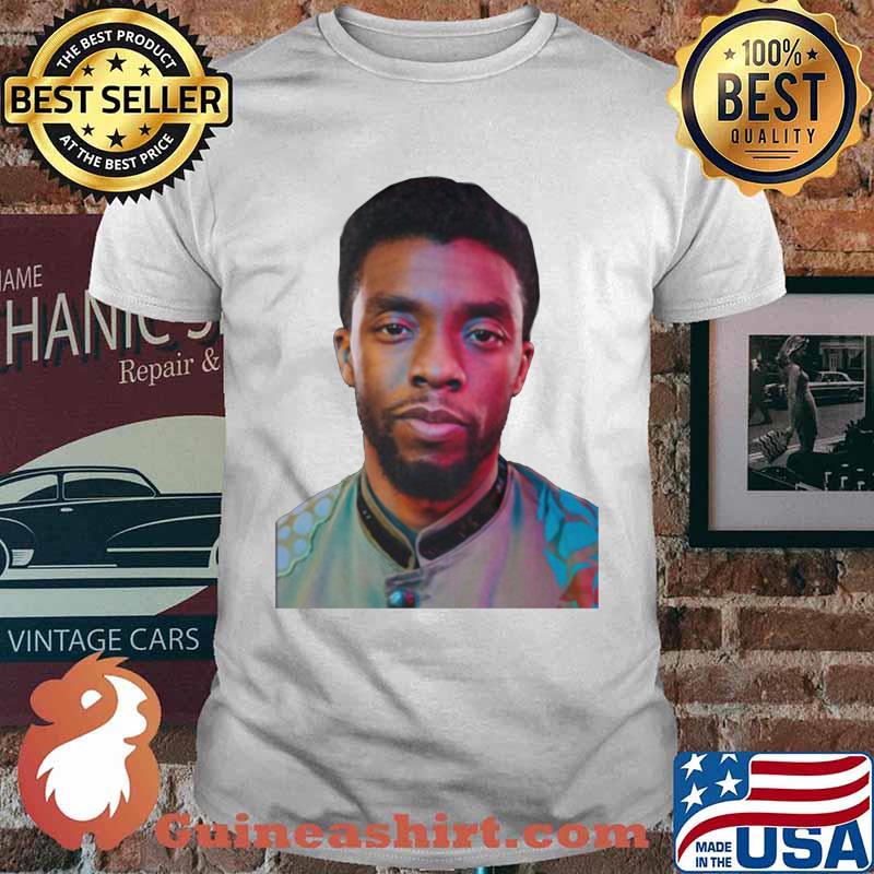 Chadwick rip black panther art color shirt