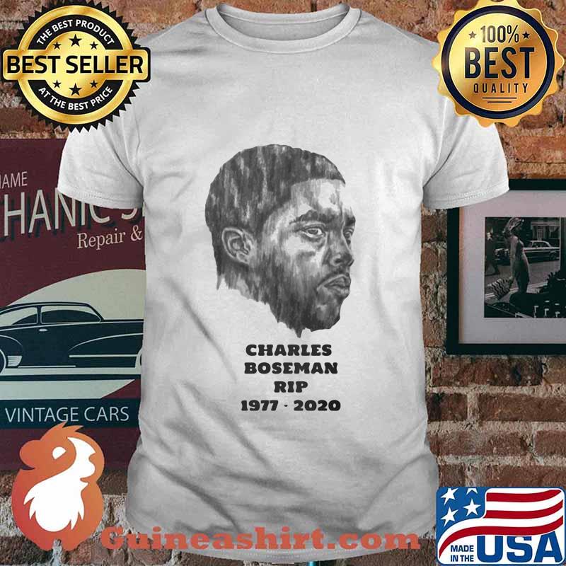 Charles Boseman rip 1977 2020 art shirt